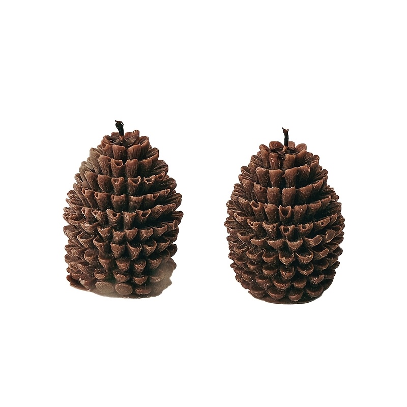 

Pine Cone Christmas Tree Shaped Aromatherapy Candle, Soy Wax Scented Candle, With Multiple Sizes And Scents For Decoration