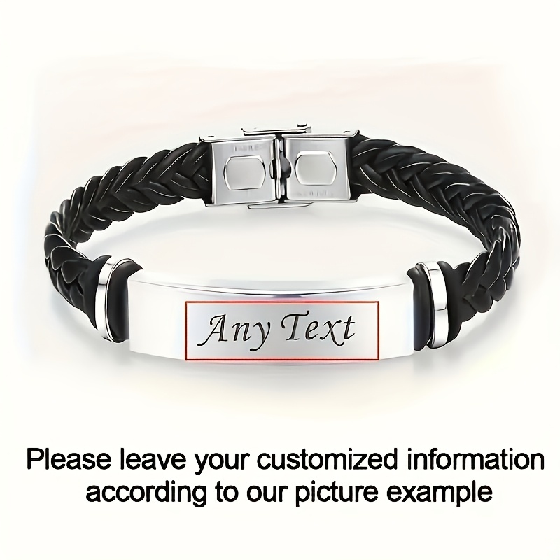 Personalized Zodiac Stainless Steel Braided Bracelet