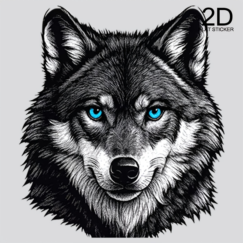 TEMU 1pc Wolf Heat Transfer Sticker, Durable, Washable, And Easy To Iron. Suitable For Sweatshirts, T-shirts, Jeans, Clothing, Backpacks, Handbags,
