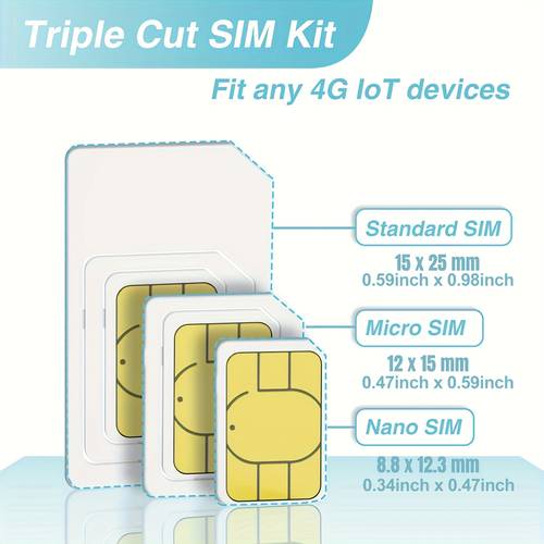 3g 4 only sim card sim card for iot devices security cameras cameras or tablets no data only no voice text multi carriers coverage not works for gf07 gf21 gf22 gps