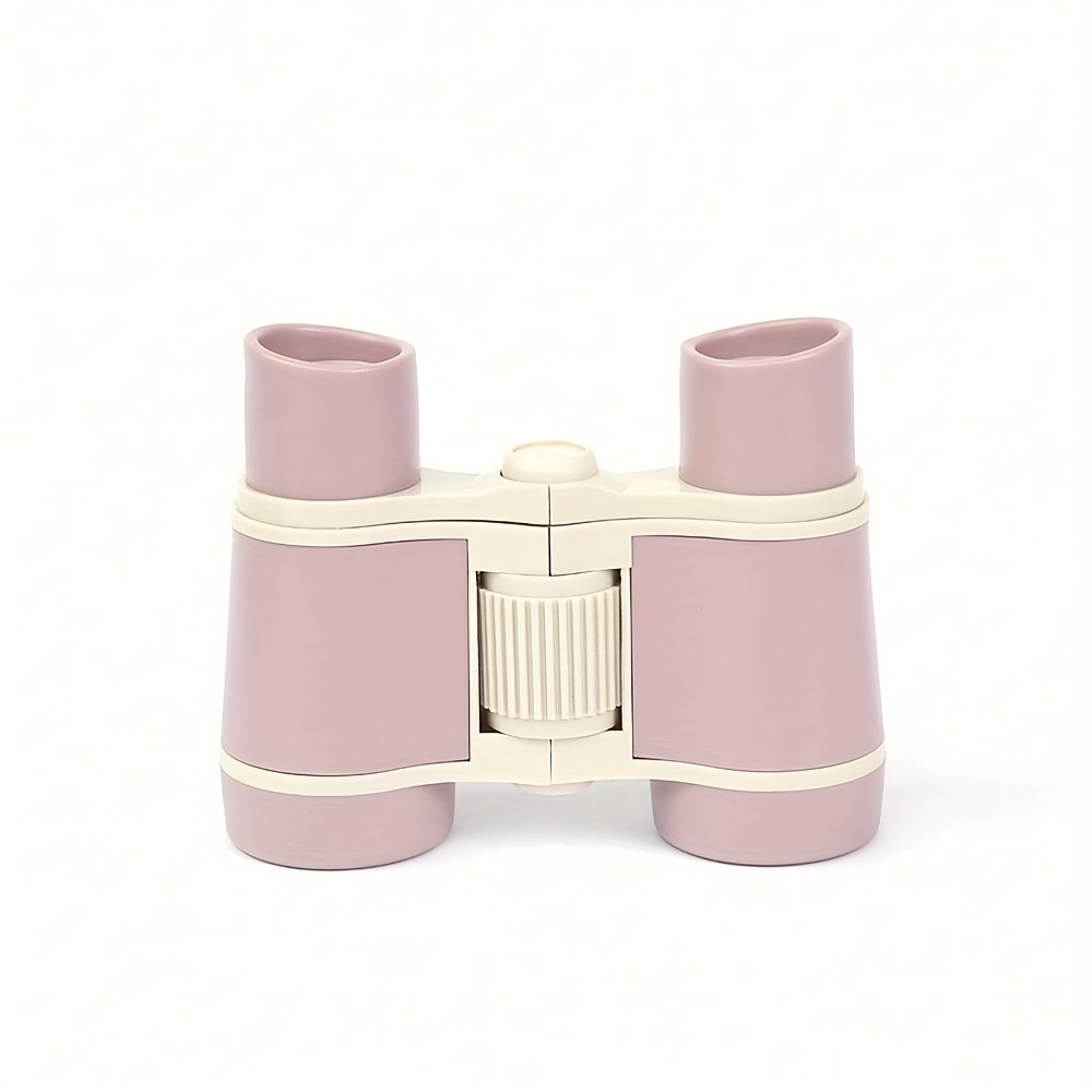TEMU Prismáticos HD violetas 4x30, con características de seguridad para protección , un práctico diseño de cordón para un fácil transporte y una