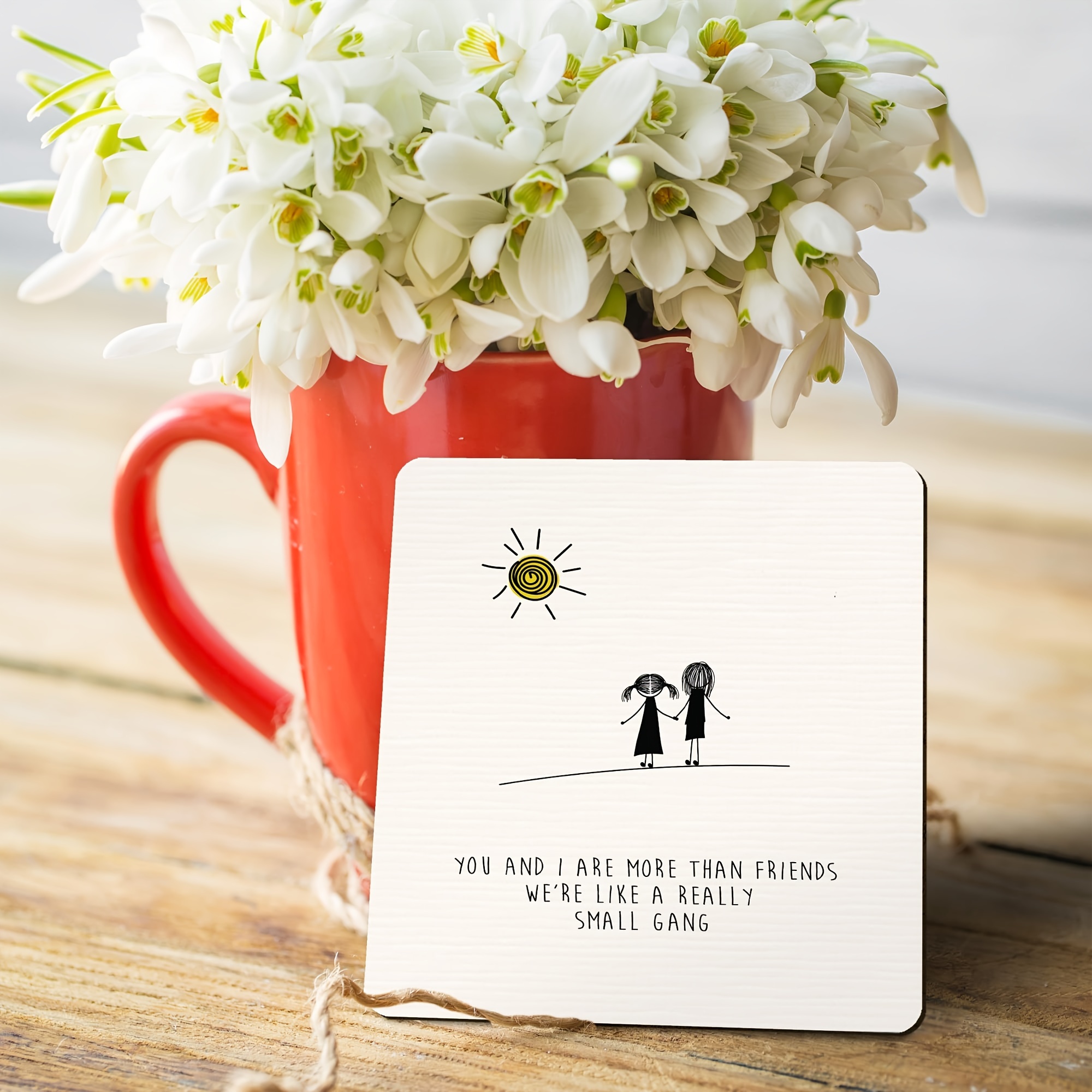 2pcs 9cm/3.5inch Wooden Water Cup Mat For Friendship Tea Cup Mat Heat Insulation Mat Non-slip Mat Suitable Gift For Supplies Wooden Cup Mat 2 Pack