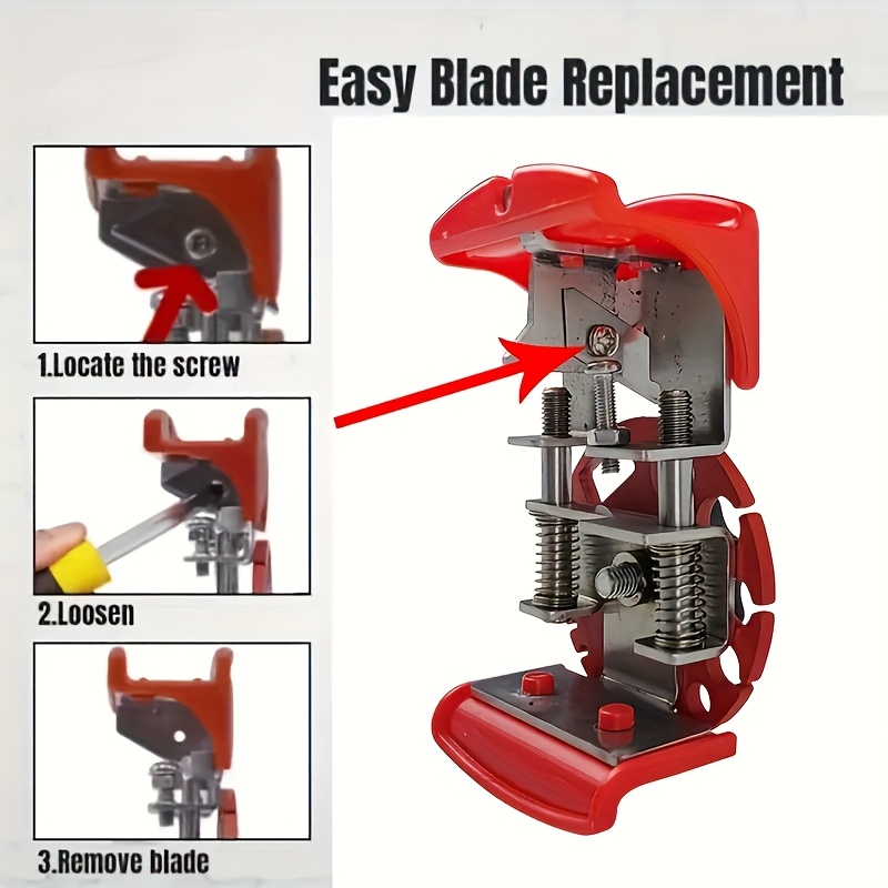 1pc heavy duty manual handheld adjustable wire stripper tool all in one cable stripper like mechanism for pvc armored no external residential electrical repairs diy wiring professional Product details 4