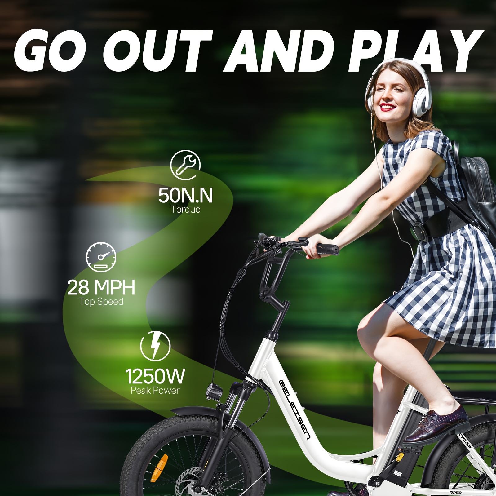 electric bike for adults   real 500w 20 3 0 fat tire electric bicycle 14 5ah 48v removable   range   for   high mph cargo ebike with front suspension   gear Product details 7