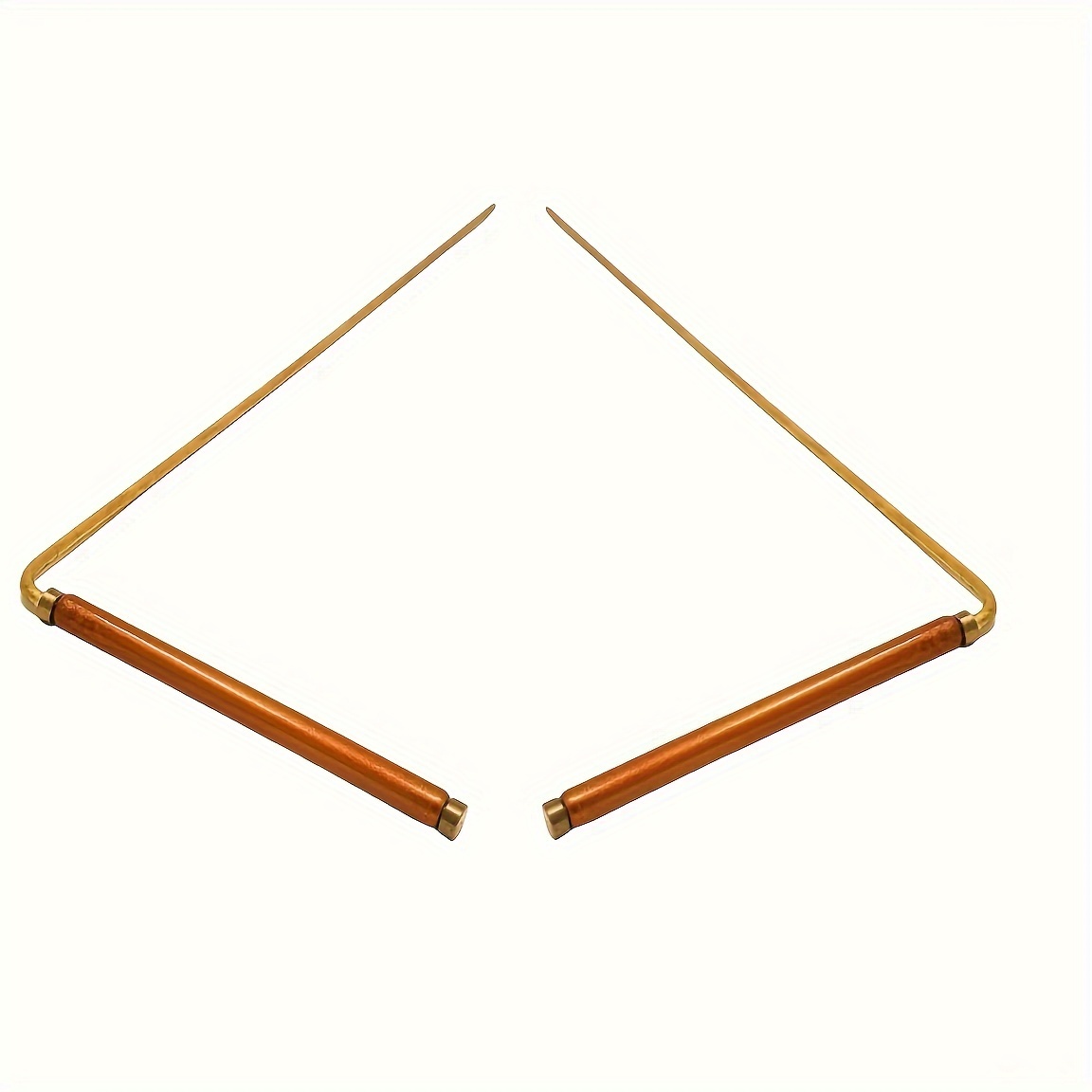 Image of 2pcs Cylindrical Two-color Dragon Ruler Water Probing Rod, Metal Probing Rod, Hunting Rod, Inspiration Rod Shui Probing Rod - Used For Tools Water, Treasure Tools, Buried Items, Etc