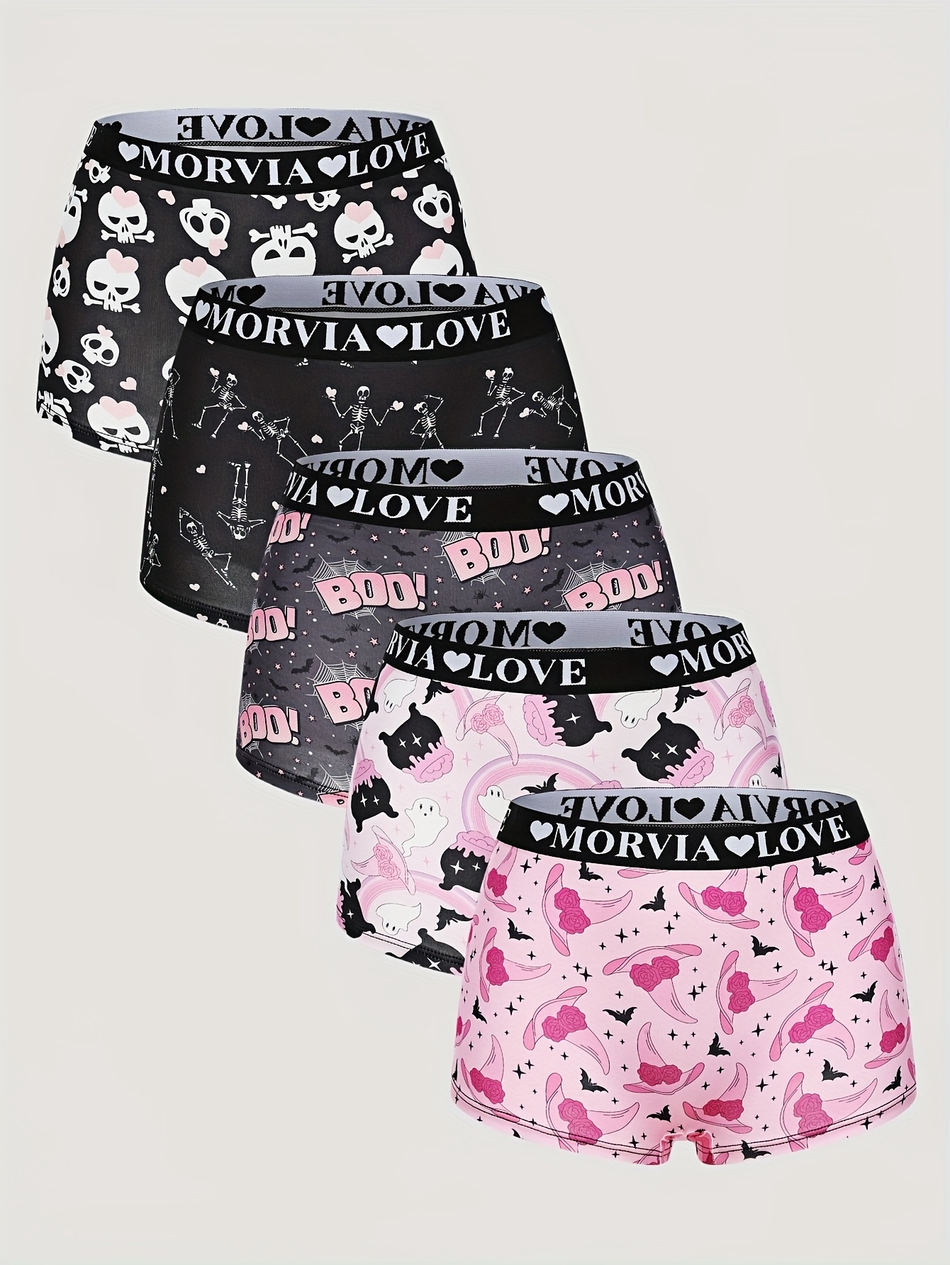 Girls' Heather Boy Short Underwear, Assorted 14 Pack