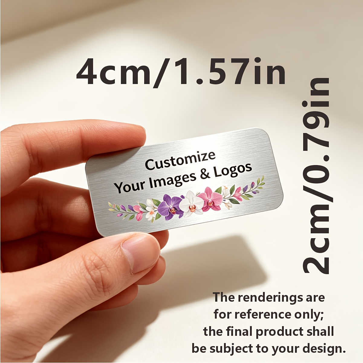 TEMU 45/295/595/1195/2215pcscustom Blank Printable Rectangular Brushed Silver Labels In Multiple Sizes, & Scratch-resistant. Fit For Tags, Warehouse