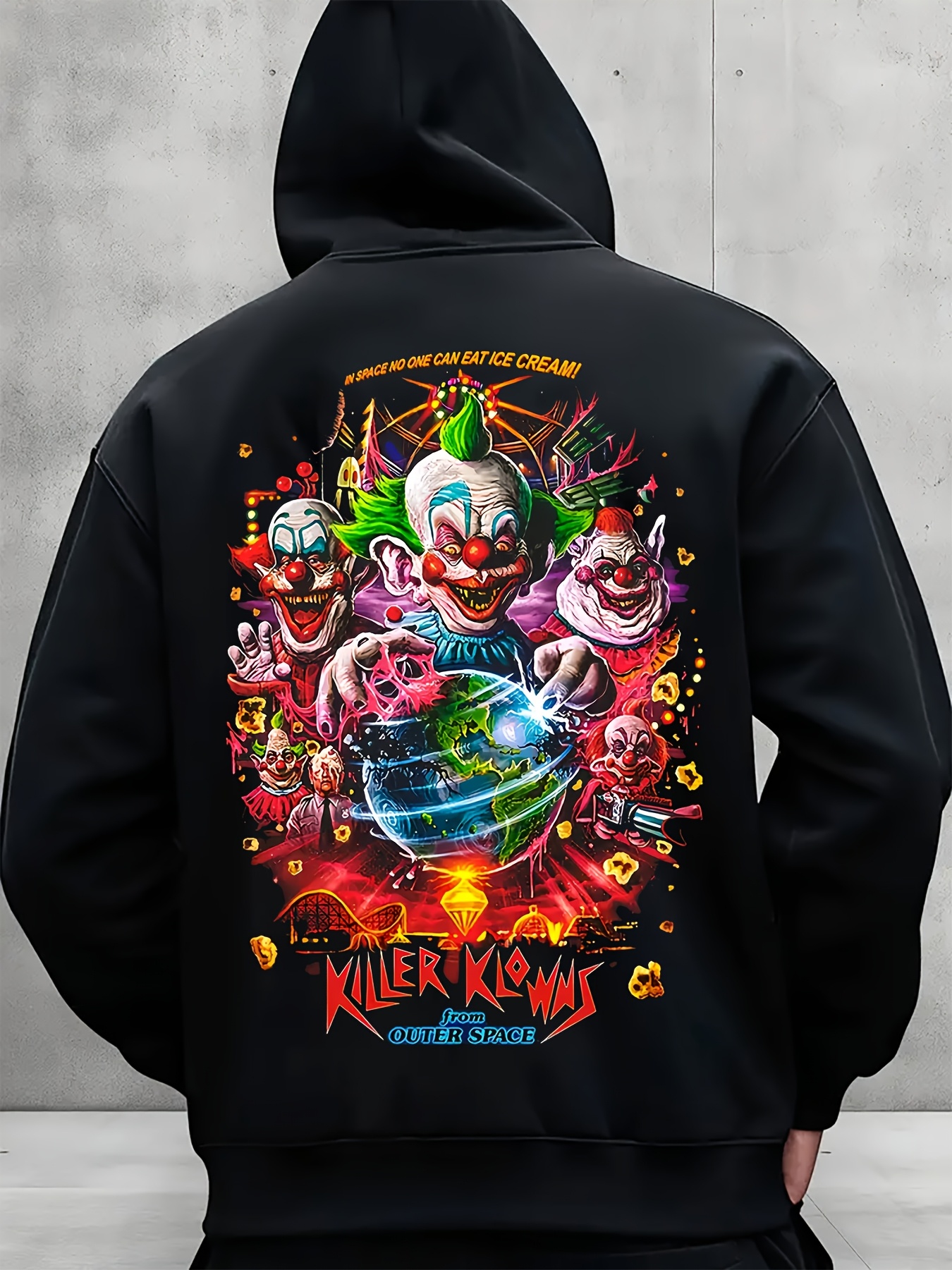 horror hoodie sold on Temu United States