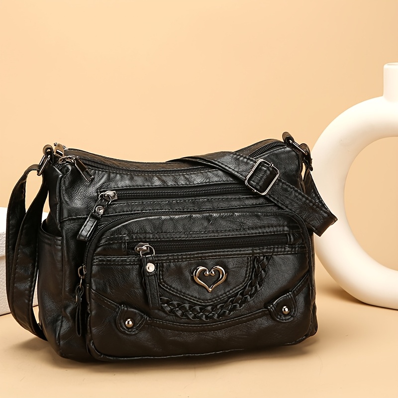 Multi-compartment Tote Bag With Soft Texture, Stylish And Elegant Women's Bag, Easy And Elegant, Versatile And Suitable For Occasions, Large Capacity, Commuter Crossbody Bag