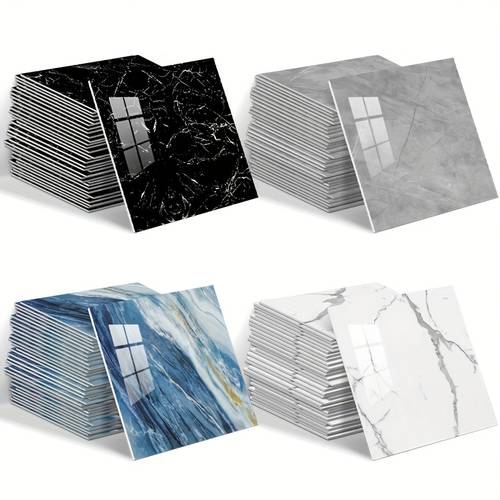 20 50pcs self waterproof marble wallpaper panels peel stick foam wall tiles suitable for bathroom bedroom easy realistic 3d diy friendly vinyl coverings