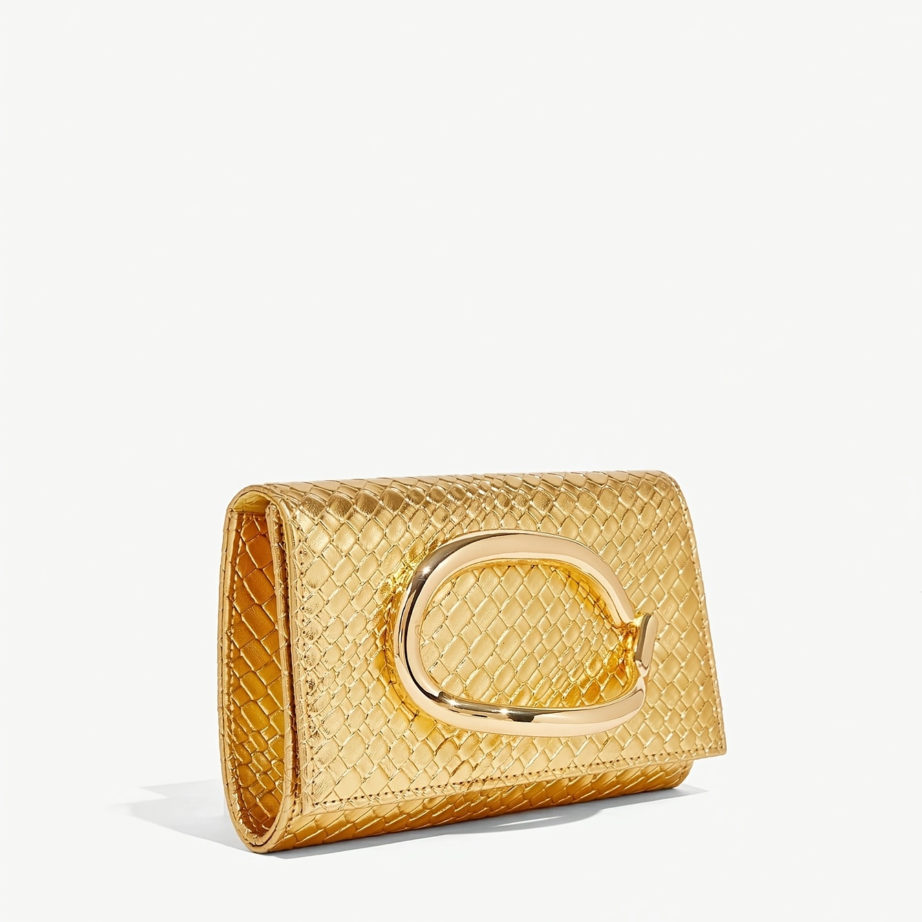Fashionable Shiny Crocodile Pattern Handbag for Women