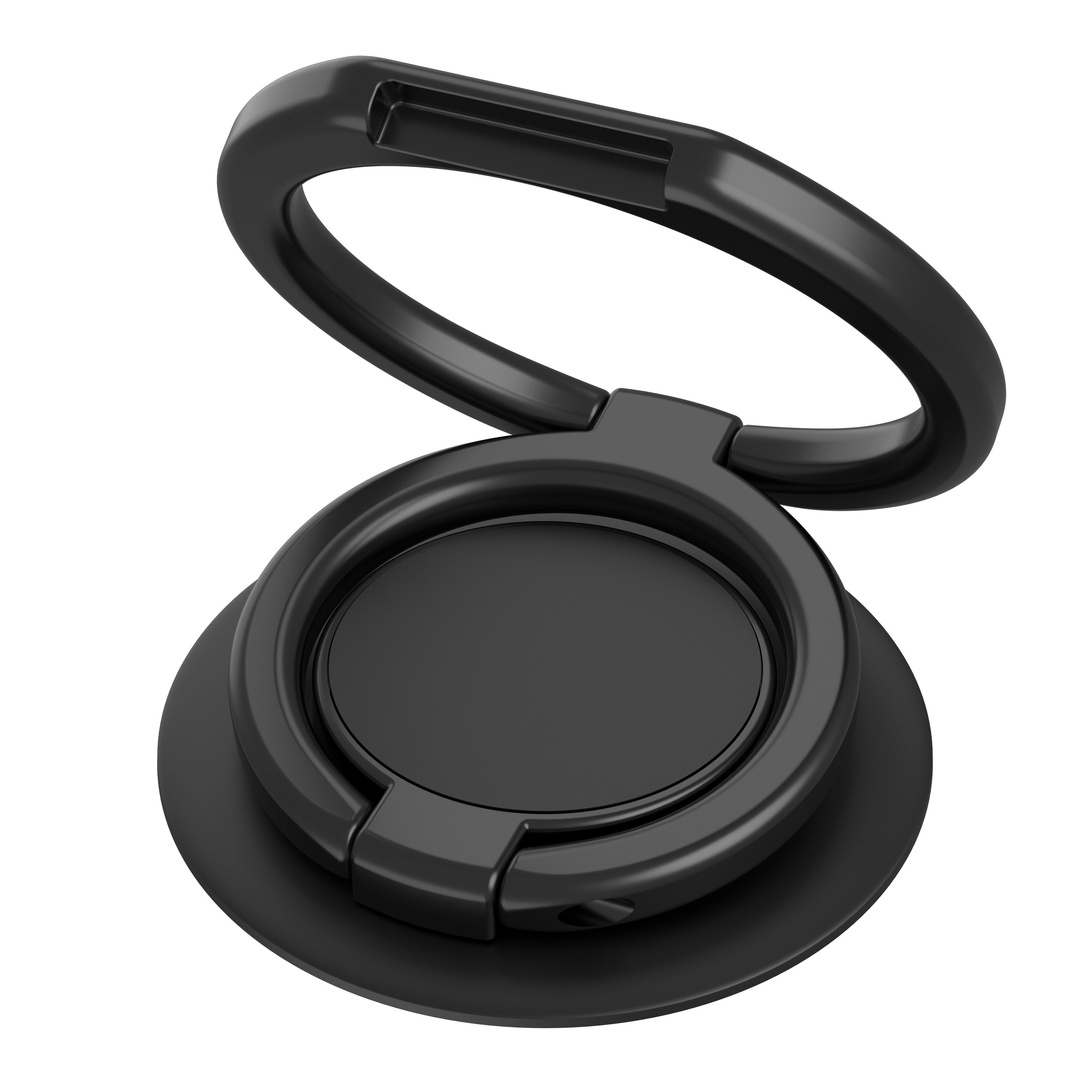 

Prise de Téléphone, Support de Bague pour Doigt, Pince Pliable & Réglable en Métal pour Téléphone Portable, Fonctionne avec Support Magnétique pour pour iPhone, Samsung & Autres Téléphones