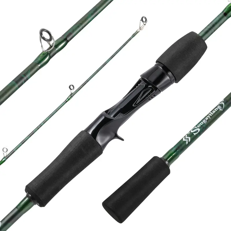 baitcaster saltwater solid rod 6'6" Medium Heavy Baitcasting Engineered for durability Tips For Choose Saltwater Baitcaster