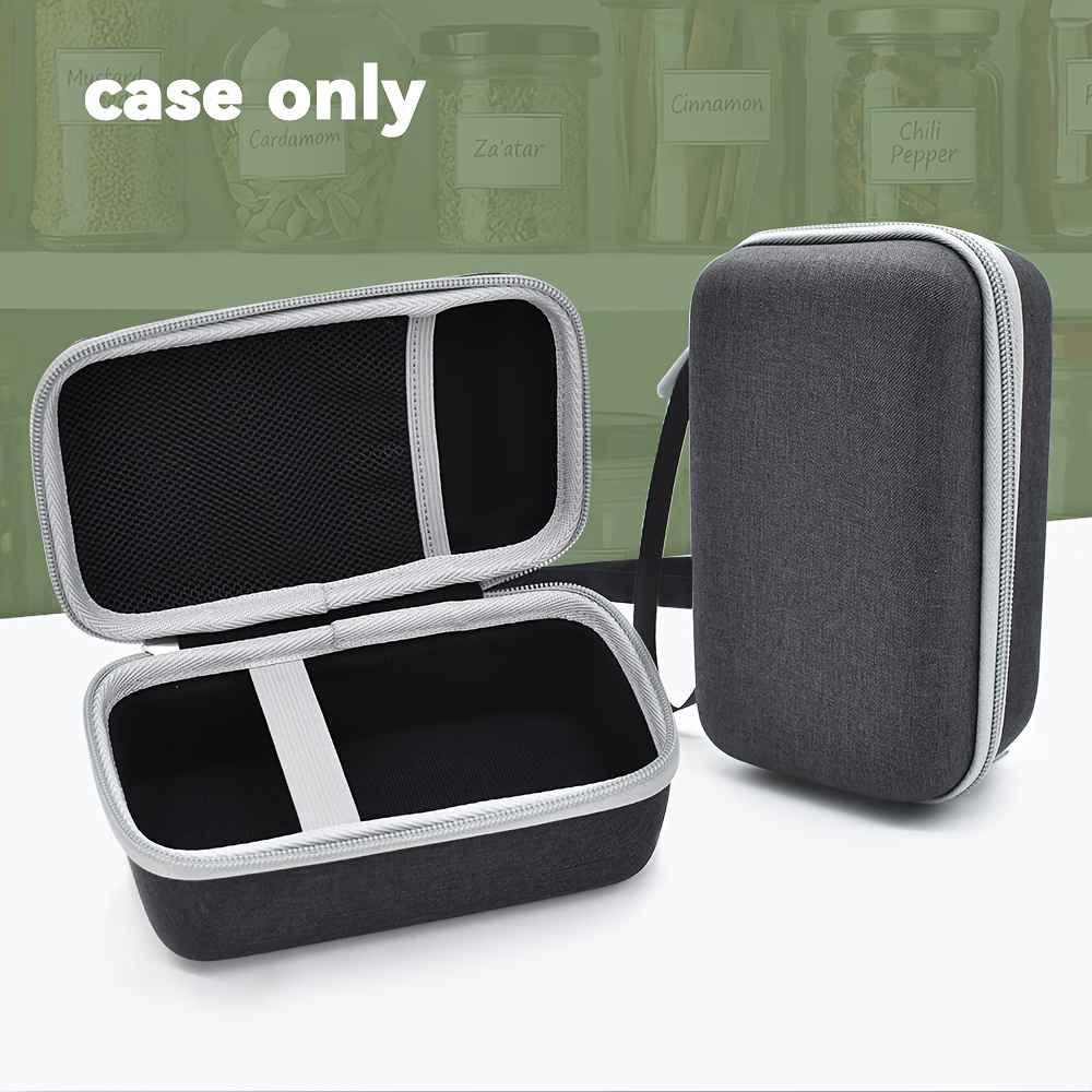 TEMU Étui de protection pour imprimantes d'étiquettes, sac de rangement pour imprimantes d'étiquettes de produits - Boîte de rangement électronique -