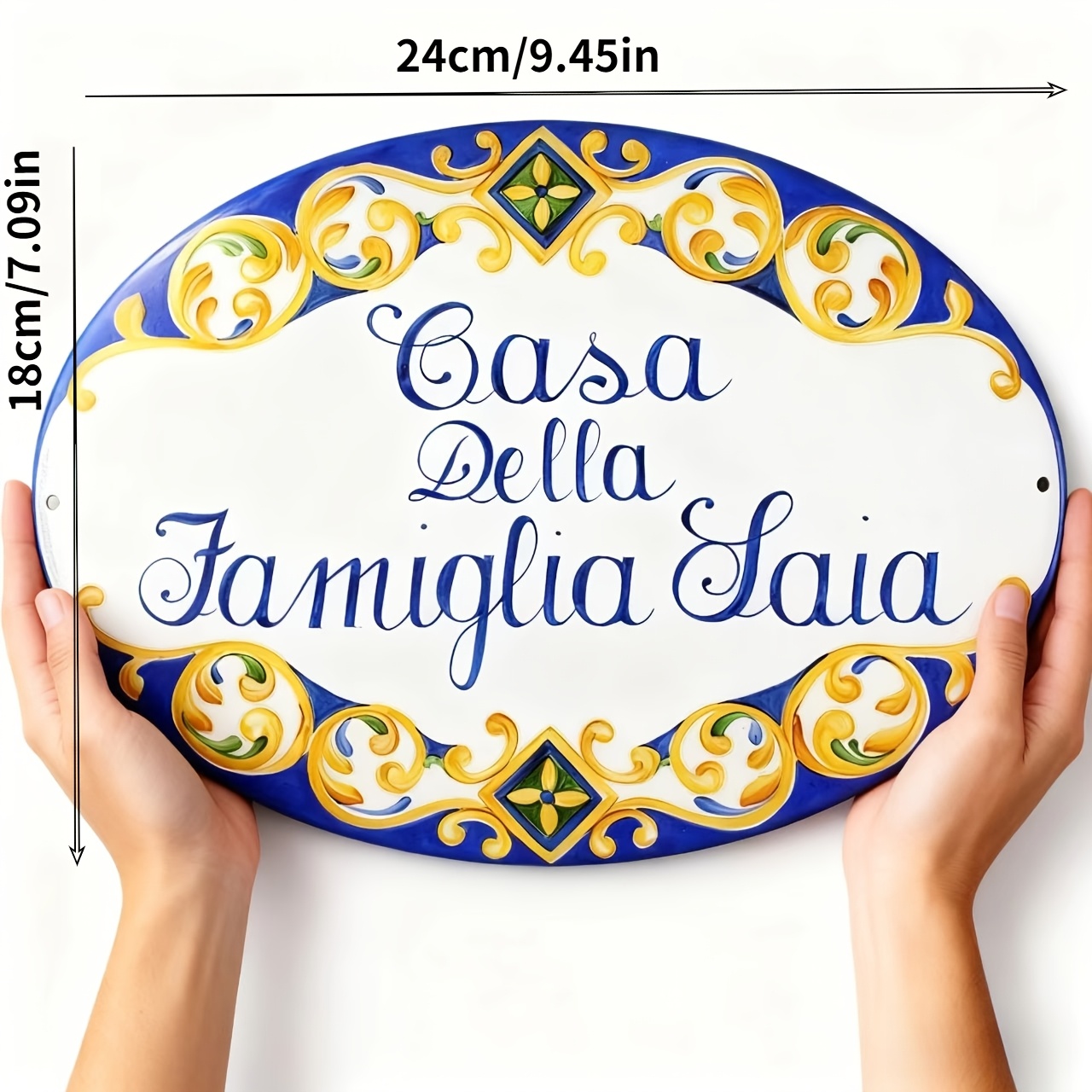 TEMU Custom Acrylic House Number, Personalized And Name Sign | Wall-mounted, Polished Surface, Suitable For Outdoor And Home Name Display