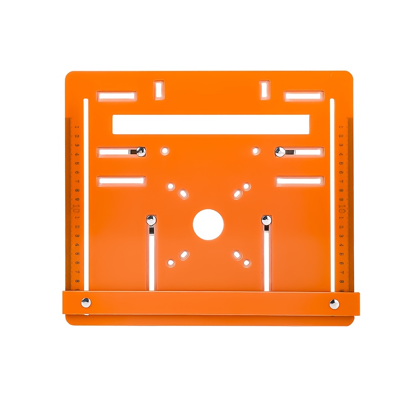 1pc universal cutting machine base plate kit 28 x 25cm woodworking circular saw bottom board 5mm thickness with laser scale adjustable positioning guide woodworking aid tool Product details 8