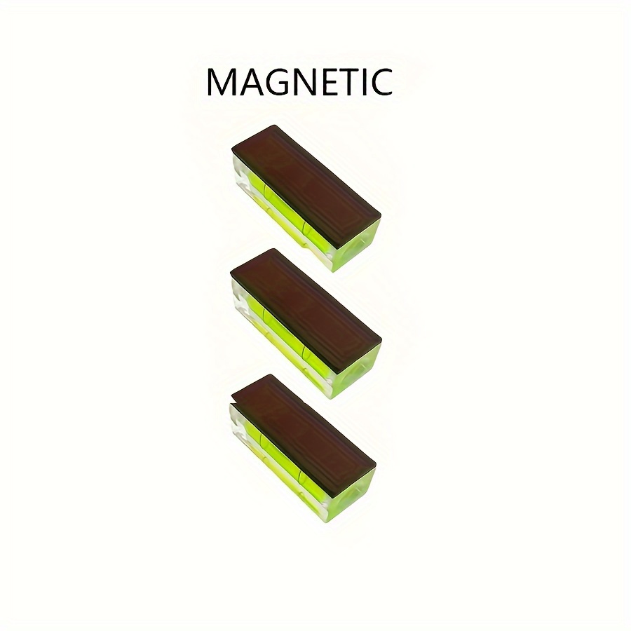 1pc/3pcs Bottom With Magnetic Strip Horizontal Bubble Adsorbed Of Iron Objects