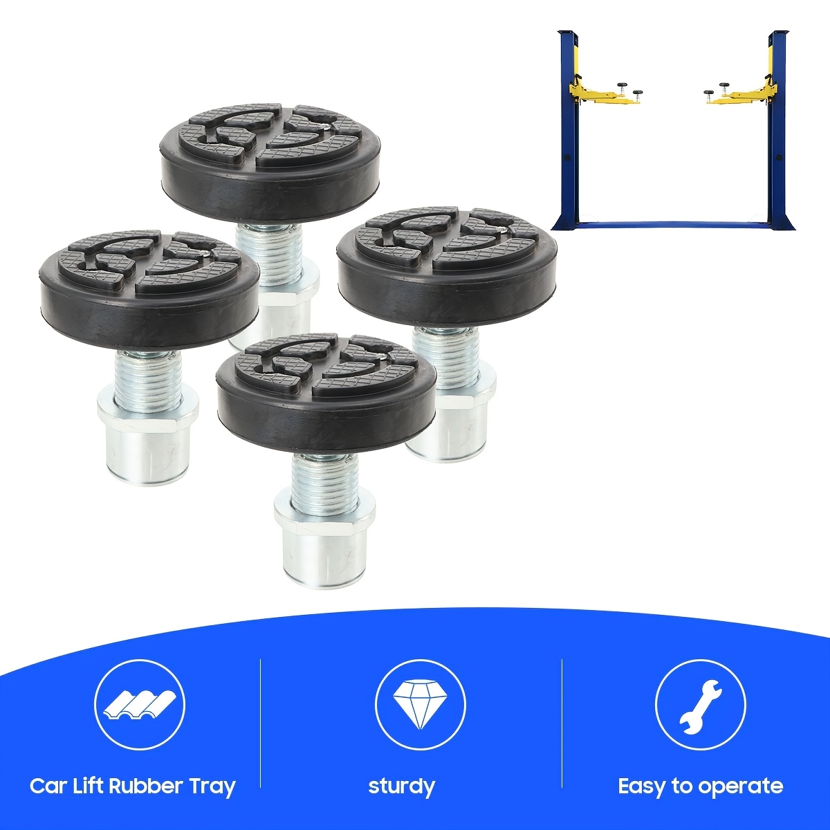 Image of 4pcs Plate Turntable Support Arm Plate For Lifting Platform Extendable Holder 50mm