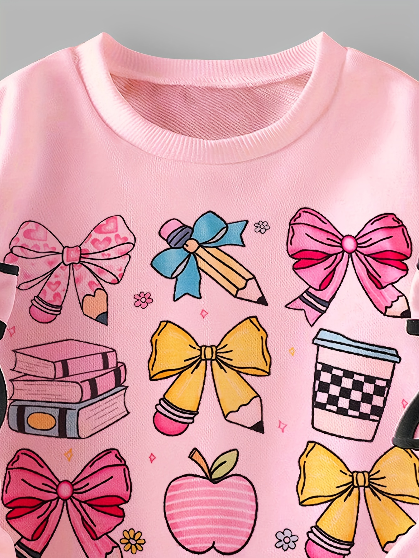 2 stuks Meisjes Roze & Hart Sweatsuit Set met Leggings