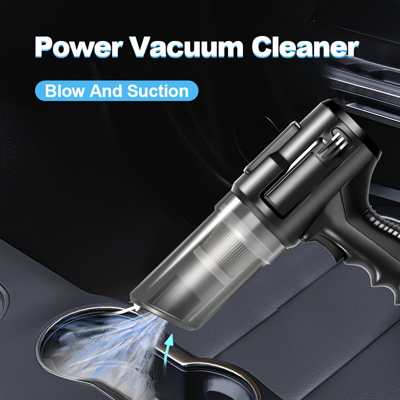 

High Power Dual-purpose Vacuum Cleaner, Super Strong Suction, Suitable For Cars, Vacuum Cleaning/blowing Dual-purpose, Handheld Small Portable Pet Hair Multi-functional Car Vacuum Cleaner