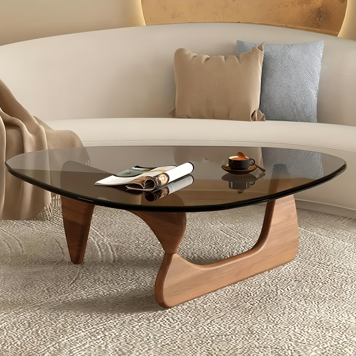 

Glass Coffee Table Creative Network Tables Living Room Household Small Apartment Modern Simple Light Luxury Small Table, Portable Closets