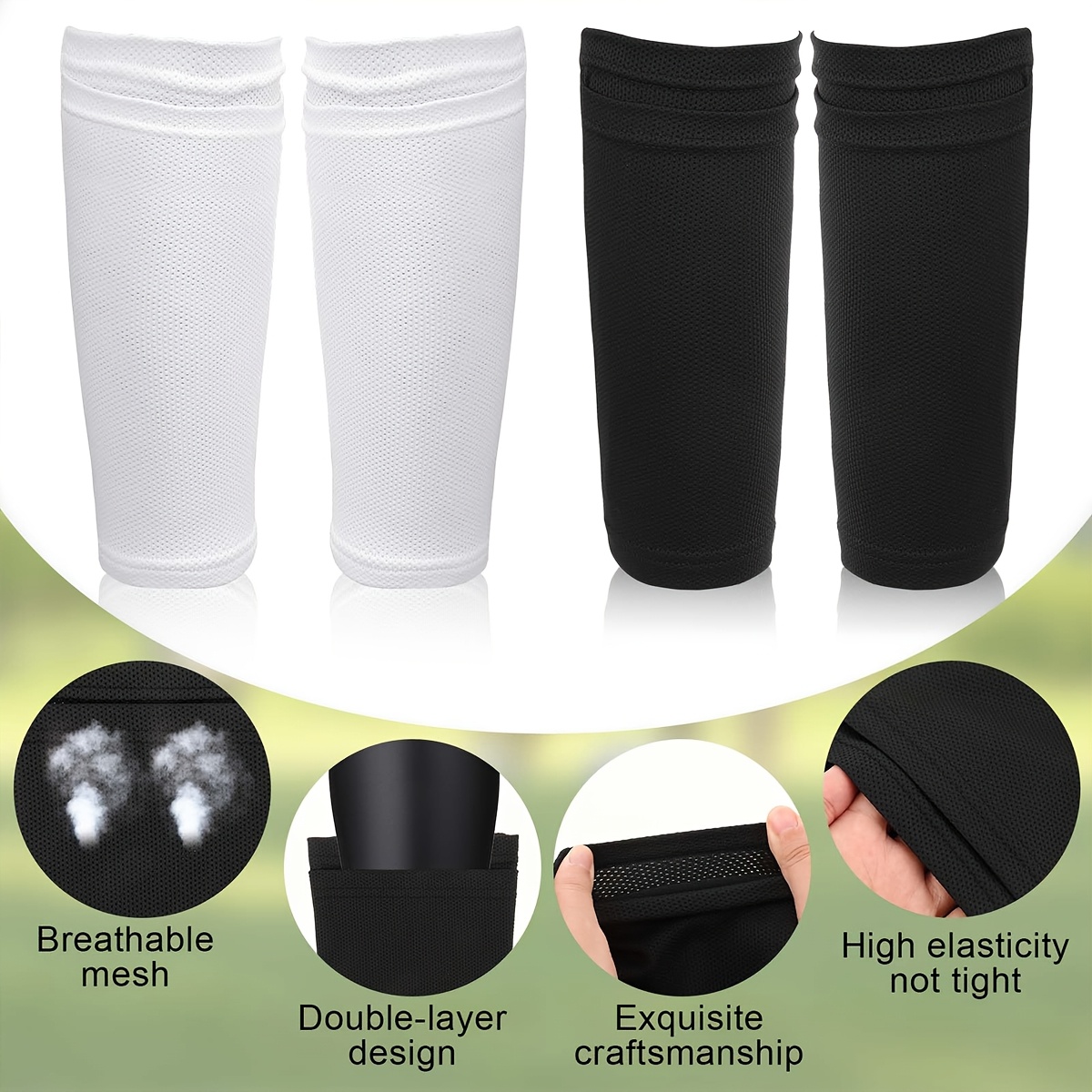 New in 2025, portable football sports socks cover, breathable and non-slip, light and thin fit, best football sports partner, suitable for all kinds of football training games