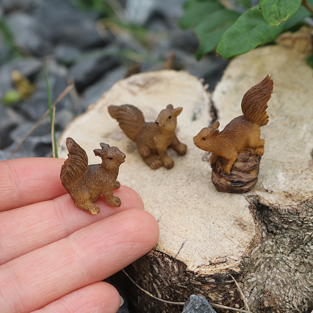 56-tlg. Mini Harz Tierfiguren Set - 39 Bauernhoftiere Für Puppenhaus & Deko