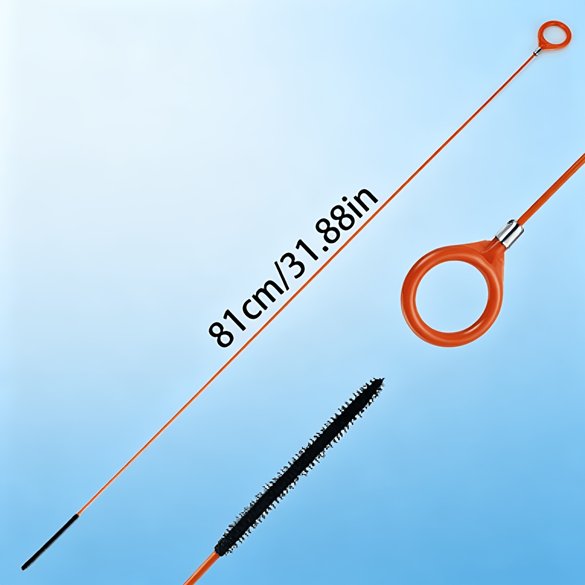 Kitchen Bathroom Universal Drain Cleaner 81cm/130cm Extended Flexible Hair Removal Brush Home Sink Pipe Cleaning Tool