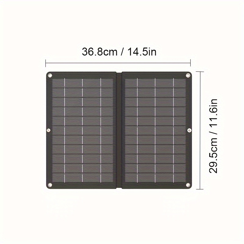 Portable Solar Panel Monocrystalline Silicon Foldable Solar - Temu