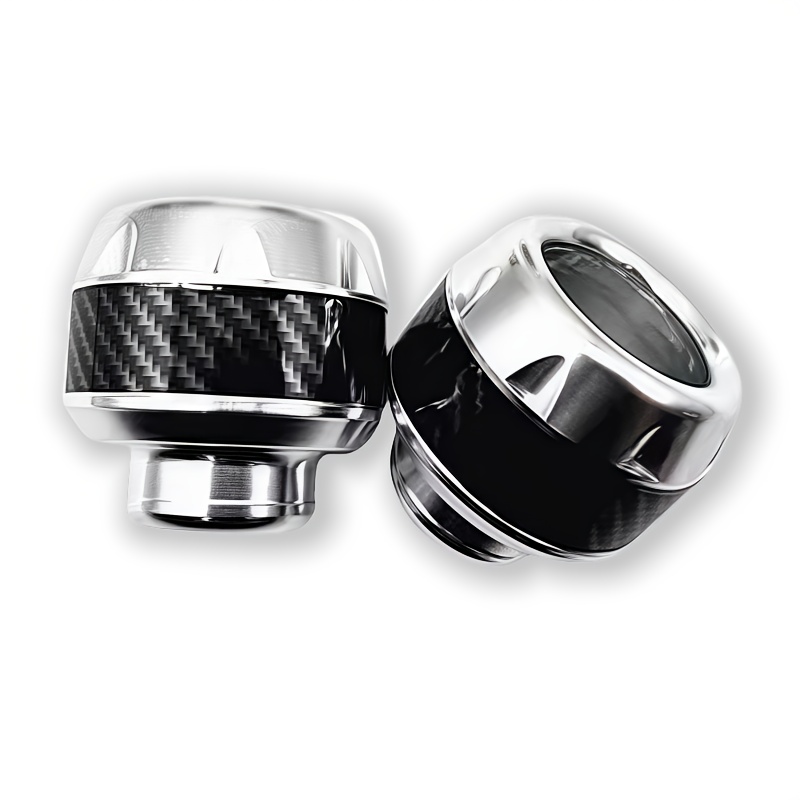 Image of 2pcs Motorcycle Electric Bike Aluminum Alloy Front Fork Cup Front Wheel Carbon Fiber Anti-fall Protection Ball Cnc Body Decoration Front