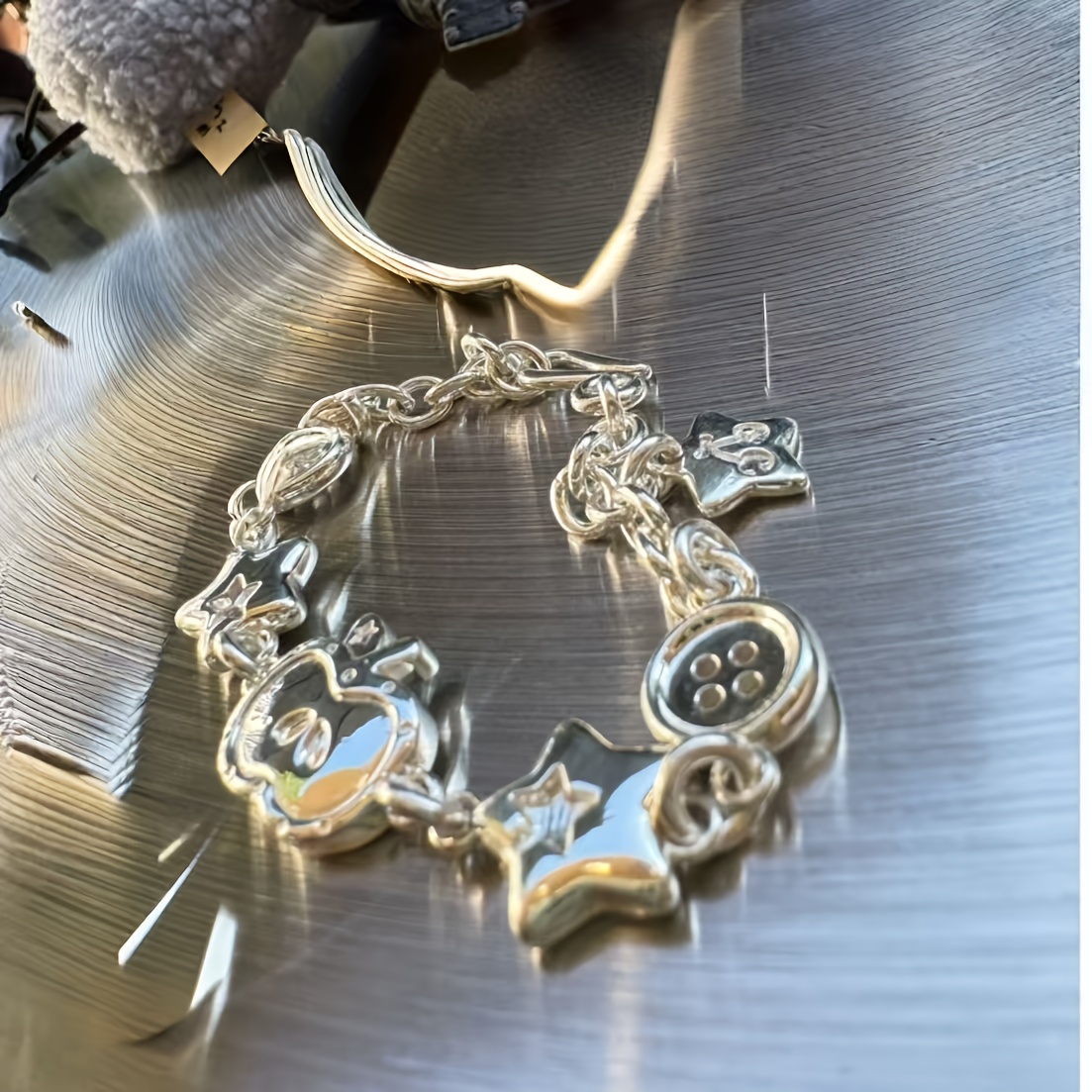 TEMU Elegante ster- appelarmband met K-plating - Minimalistische appelvormige , geschikt voor dagelijks gebruik & resort, het hele jaar door
