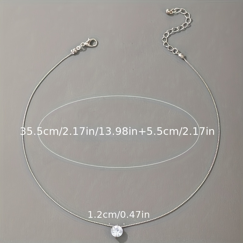 Women's Minimalist Chain Pendant Necklace