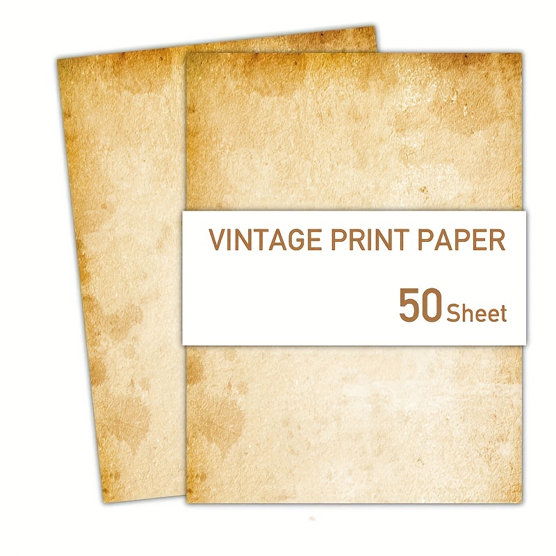 

50-sheet Writing - Double-sided, For Invitations & , , For Diy Notebook Decor &