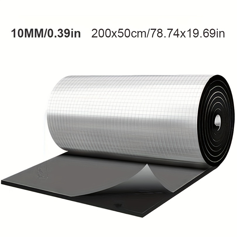 

Self-adhesive Thermal And Sound Insulation Foam With Aluminum Foil For Cars, Including Acoustic Pads For Hoods And Sound-absorbing Heat Insulation Pads, Without Battery