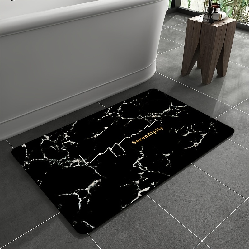 Alfombra de baño de secado rápido: alfombra de baño súper absorbente,  antideslizante, resistente a la suciedad, fácil de limpiar, tapetes de baño