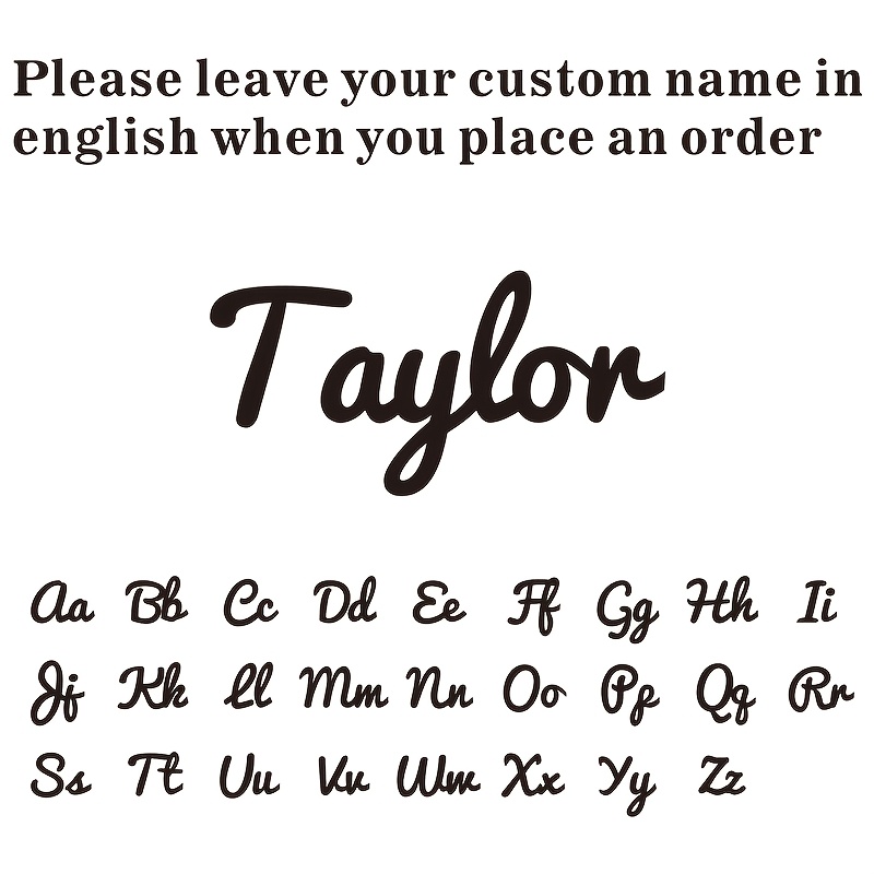 TEMU 1pc Stainless Steel Plated Custom Portrait Text Women's Pendant Necklace Personalized Font Couple Lovers Gift