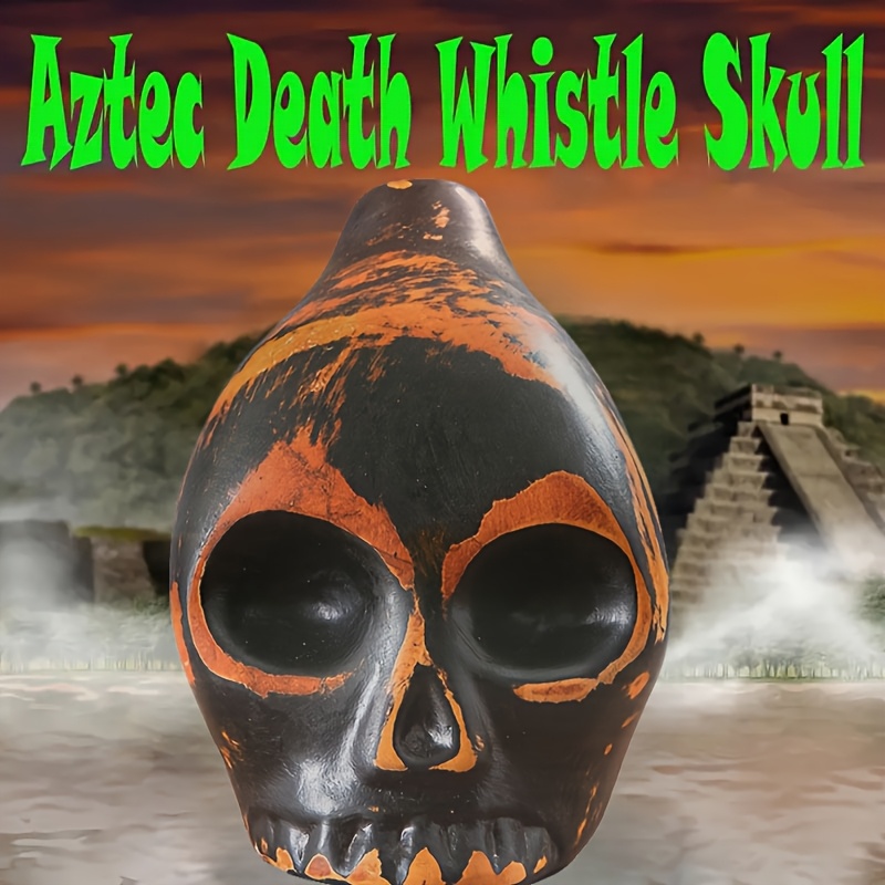 絶版入手不可デバイスワークス yabai DEATH skull MOUNCOL aztec death whistle handcrafted ceramic skull instrument - Temu