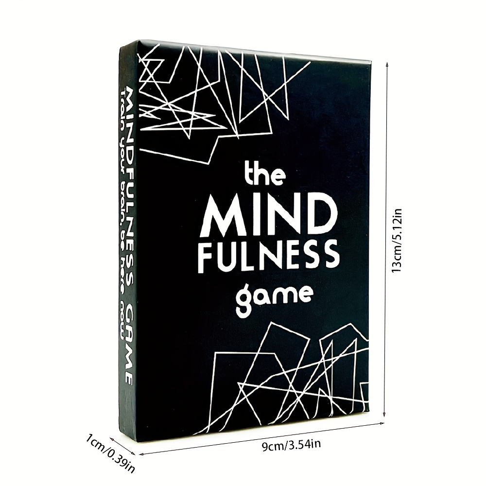 A Mindfulness Therapy Game, egy társasjáték,   megtanítja a mindfulness-t, ötletelős játékkártyák felnőtteknek, játékajándék karácsonyra, halloweeni ajándék