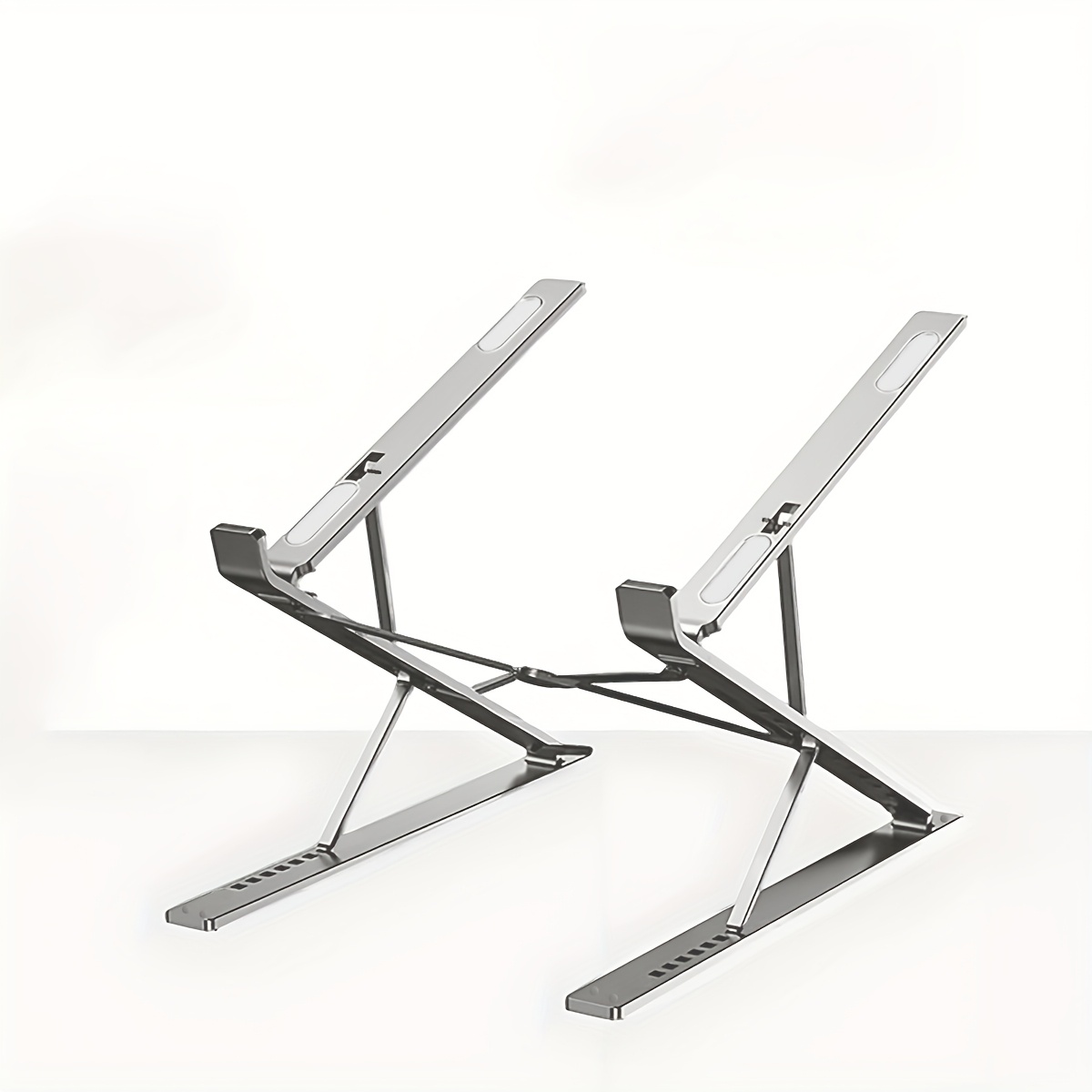 E-shop 1 Stück Aluminiumlegierung Dual-Layer Verstellbarer Stand für Laptop, , mehrfach positionierbar, , hohe Kapazität, ergonomisches Design für