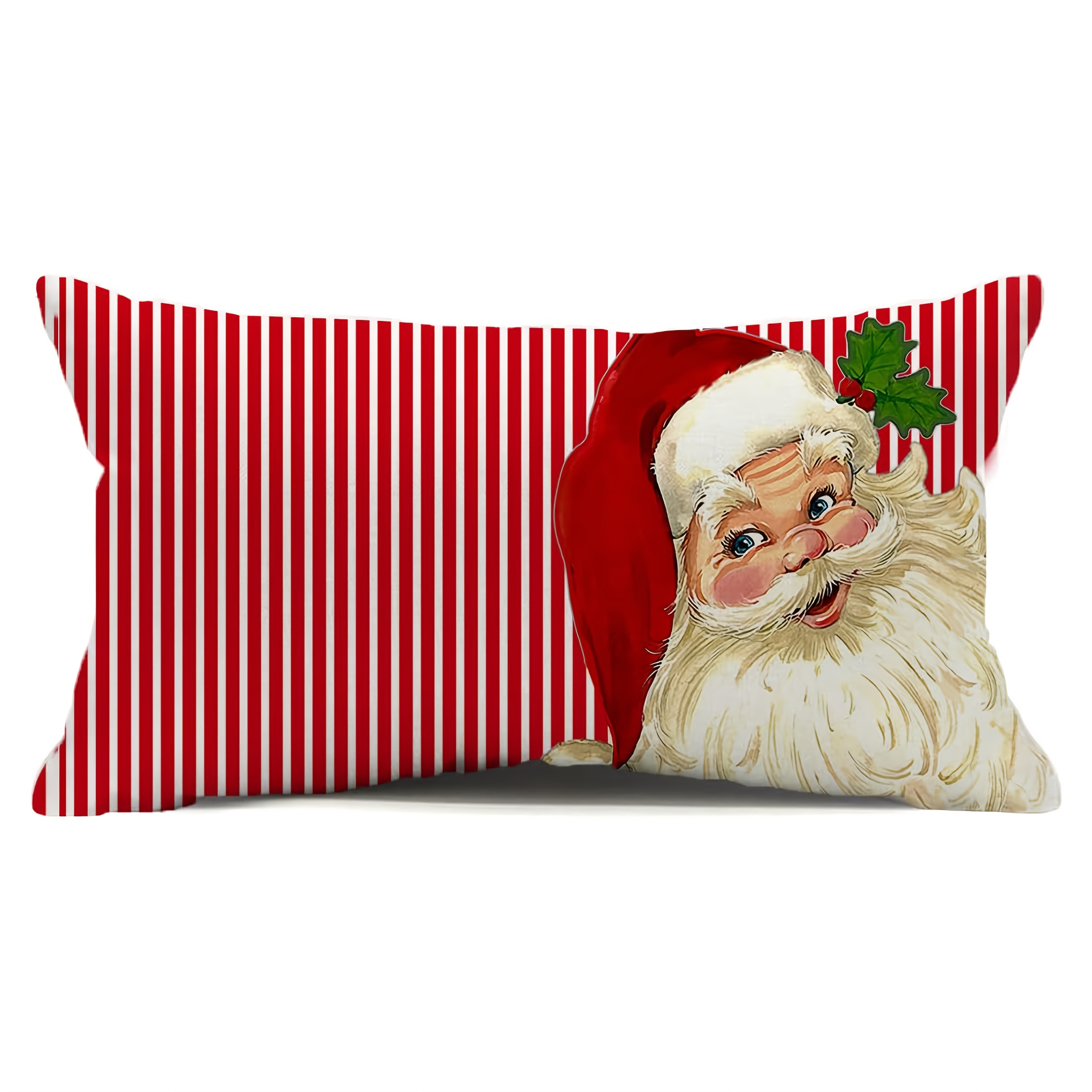 

1pc Christmas , 12x20 , Red Striped, Polyester, , , , Decorative For & Sofa - (no )