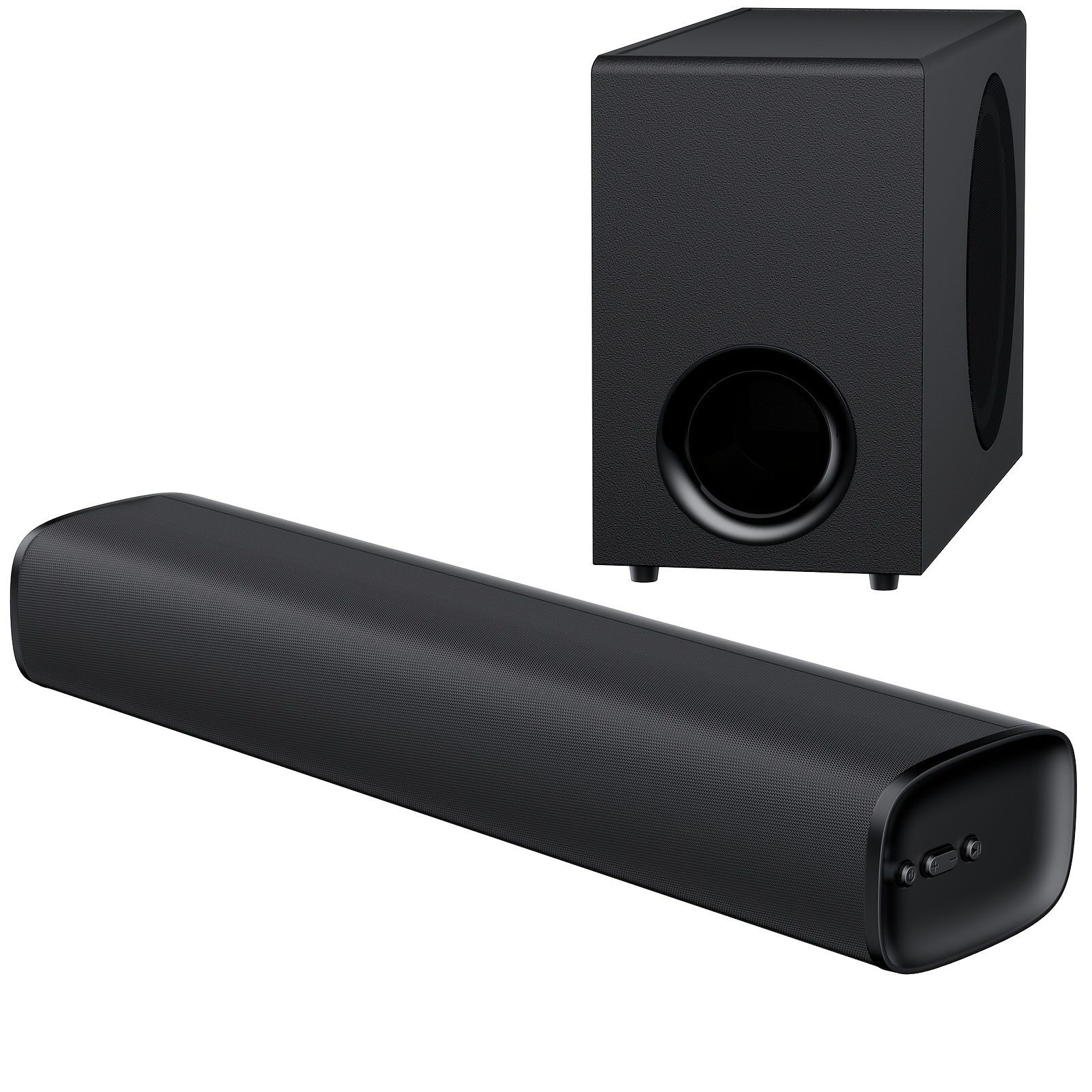 Image of Sound Bar With Subwoofer, Soundbar For Smart Tv, Mini Soundbars With Arc/optical/aux/wireless Connect, Surround Sound System For Tv/pc/gaming/projectors With Infrared Remote Control