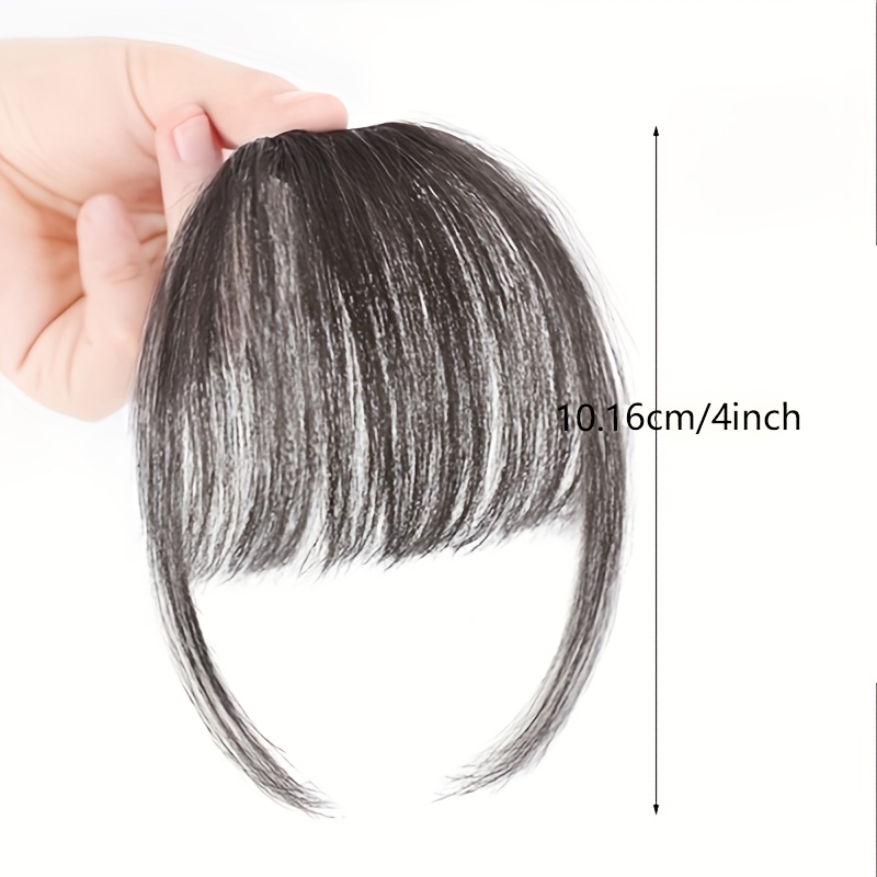 hair bangs with sideburns synthetic clip in hair extensions elegant natural looking for daily   accessories details 3