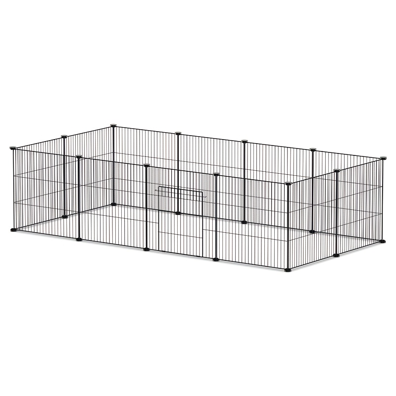 TEMU Recinto per animali domestici Freigehege, recinzione per cani, recinto per piccoli animali, criceto, recinto , , plastica/metallo, recinto per
