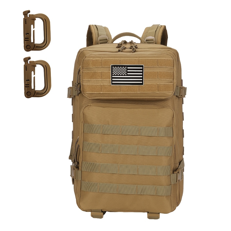 TEMU Large-sized Hiking Backpack, Fashionable Outdoor Sports Backpack, Suitable For Exploration, Camping, Hiking, Cycling, Skiing, Training And Other