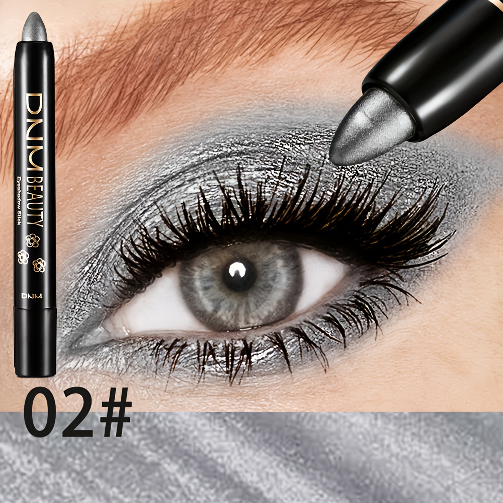 14-color Rotating Shimmering Eyeshadow Stick, Highlighter Stick, Highlighter Under Eye Brightening Pen, Pearlescent Waterproof Under