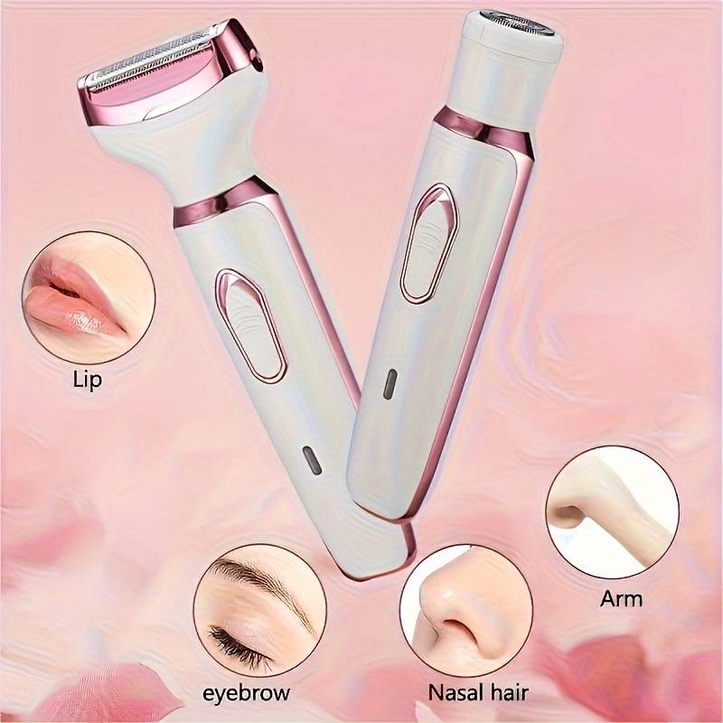 

4-in-1 Silky-smooth Electric Shaver For Women - Wet/dry, Usb Rechargeable & Portable For Full Body Use, Mother's Day Gift