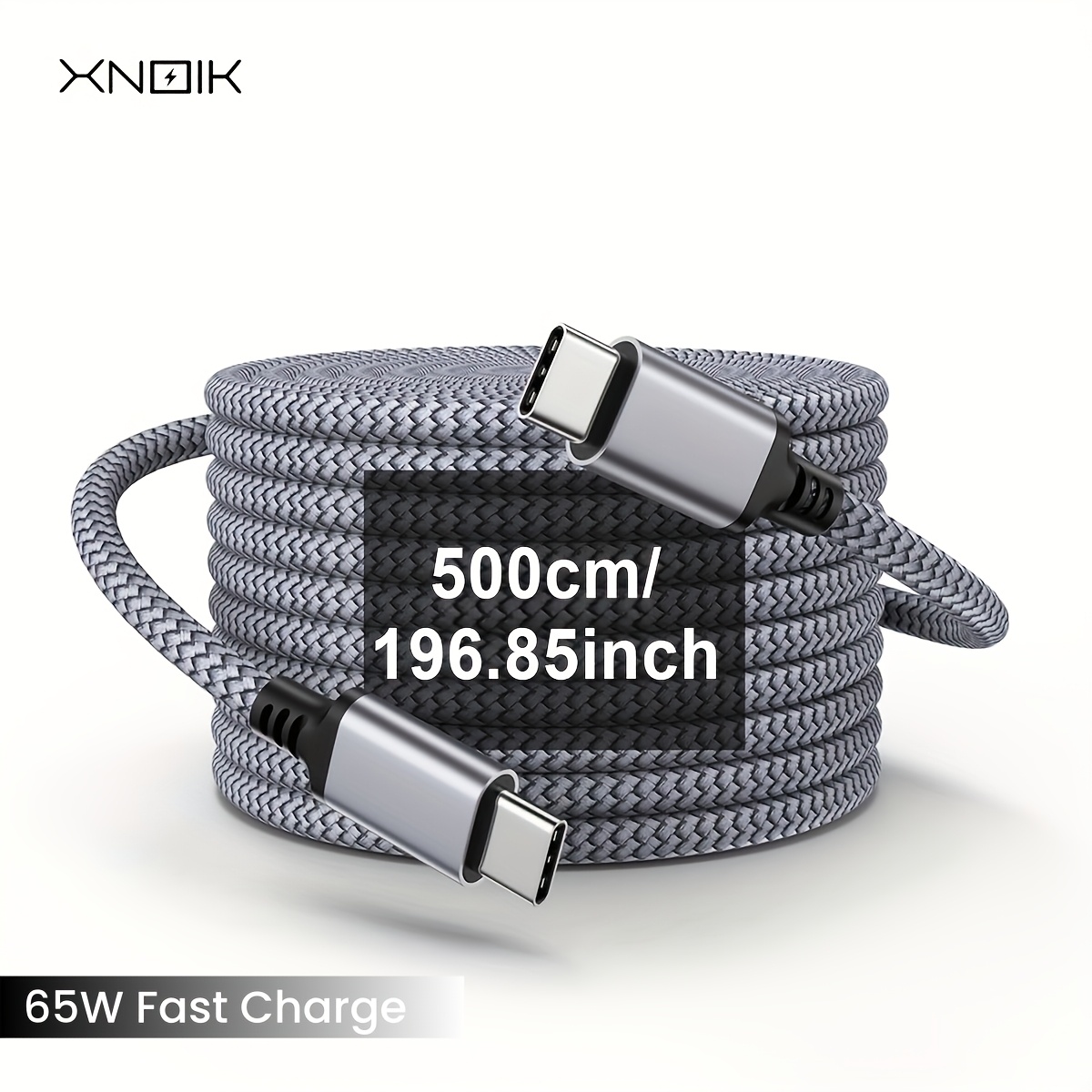 Image of [extra Long 8m/5m] Usb C To Usb C Cable For Iphone 16 Pro Max/plus, For, For Ipad Pro, For Macbook, For Switch 2 - Fast Charging Type C Cord For Christmas , Use
