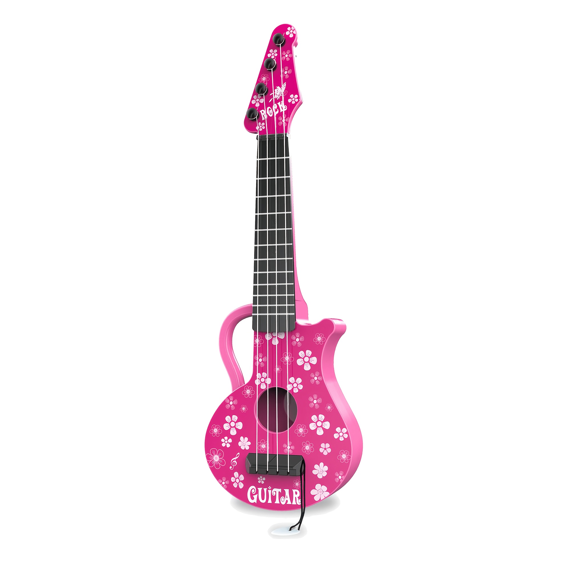Image of 1pc Children's Ukulele Guitar, Collectible, Birthday Gift, Exquisite Texture, Stylish Design, Fine Details, Durable Construction, Musical Instrument, The For Music Lovers, The For Beginners