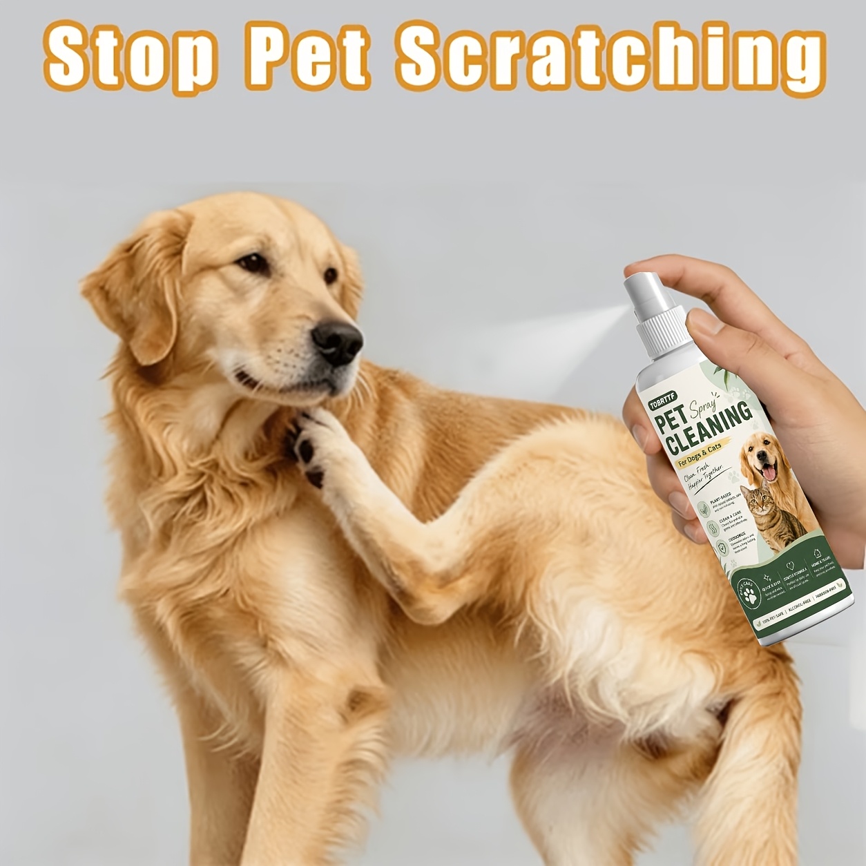 TEMU Pet Skin (suitable For Cats And Dogs) - Designed For Puppies And Kittens, For Skin And Hair Care. Fresh And Elegant Scent, Keeping Your Pet