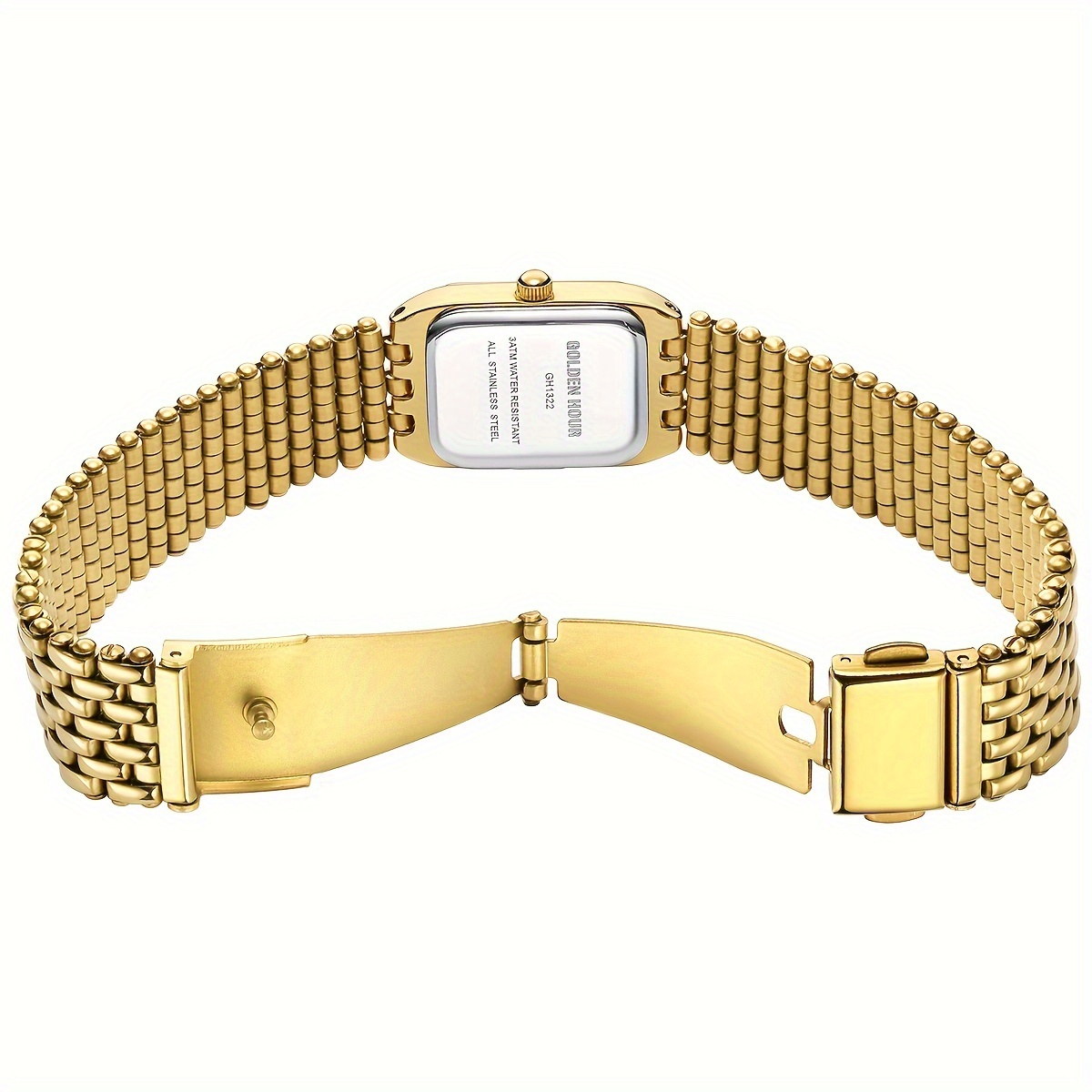 golden hour gold watches for women updated ladies quartz wrist watches stainless steel band womens small gold watch details 6